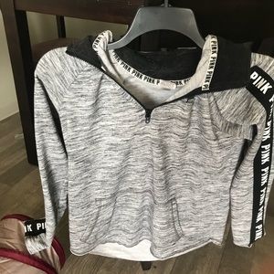 PINK quarter zip up